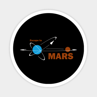 Escape to Mars Magnet